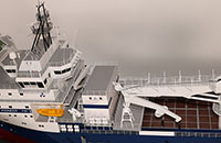 Platform Supply Ship Model