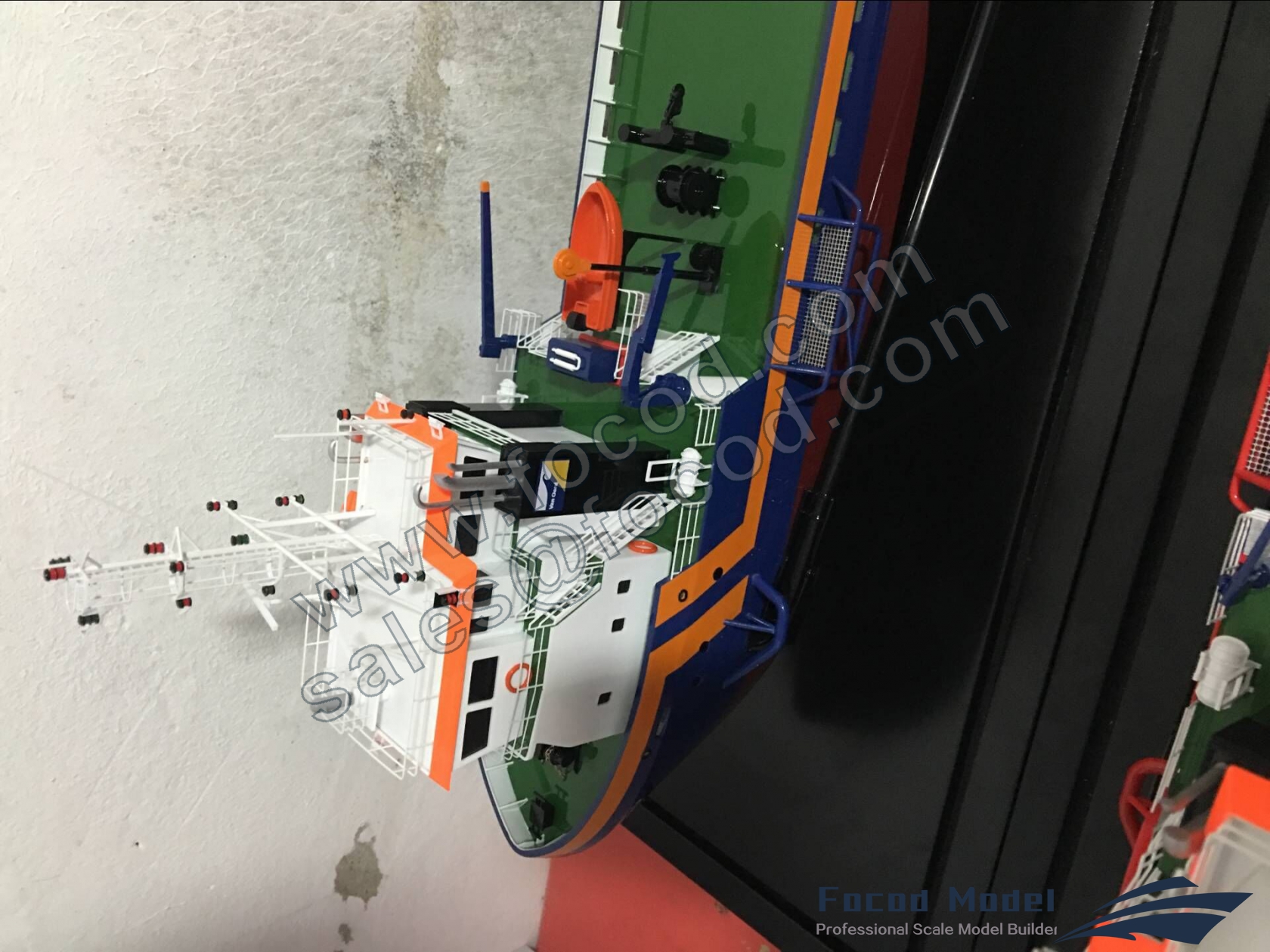 43.8米小型挖泥船定制模型