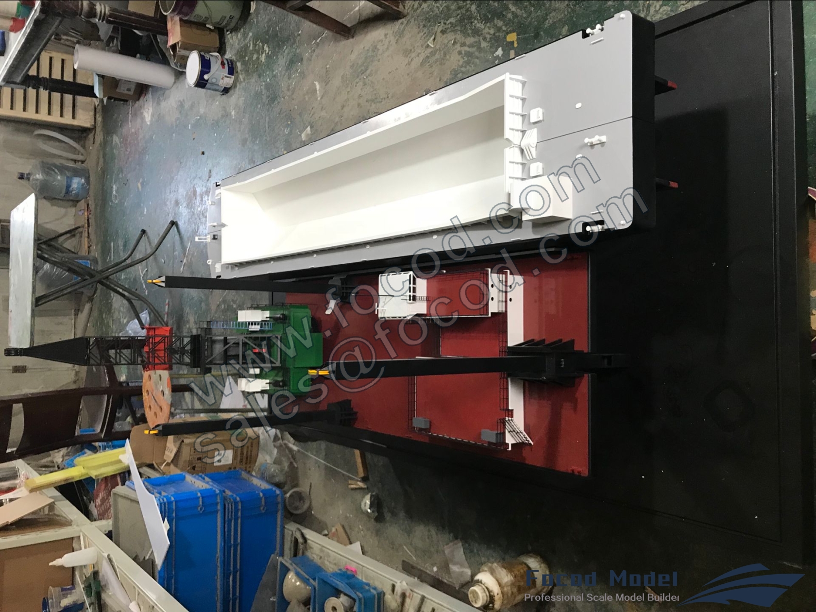 50米挖泥船和81.4米装卸船定制模型