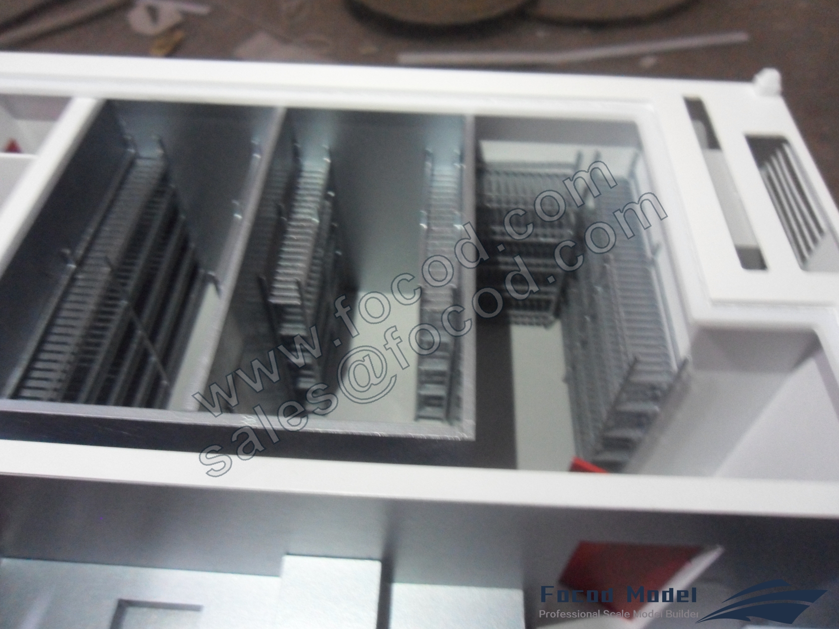 带内部细节的出租屋模块定制模型