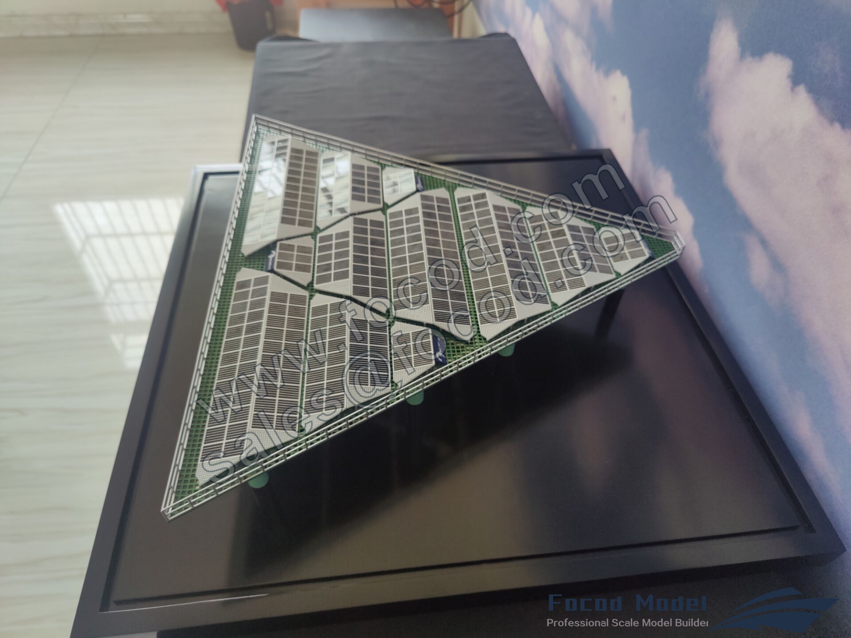 海上太阳能发电厂定制模型