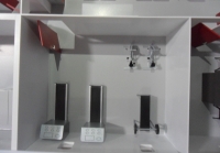 带内部细节的出租屋模块定制模型